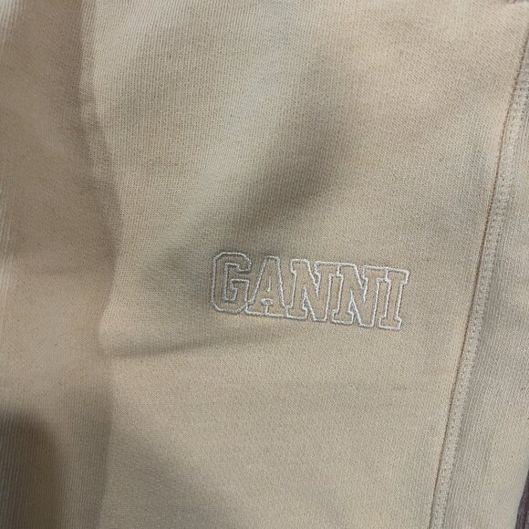 NWT Ganni Butter Yellow Anise Flower Sweatpants Size XXS - Picture 5 of 7